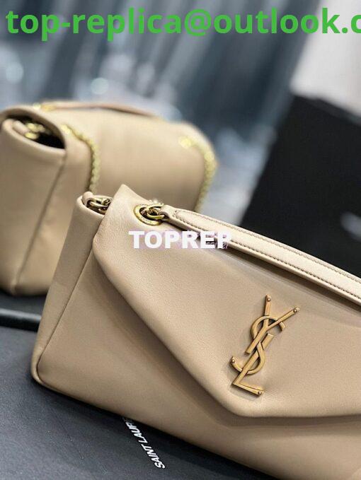 Replica Saint Laurent YSL Calypso In Lambskin 734153 Beige 4