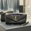 Replica Yves Saint Laurent YSL Loulou Toy Bag In Matelassé "Y" Leather Grey 467072 16