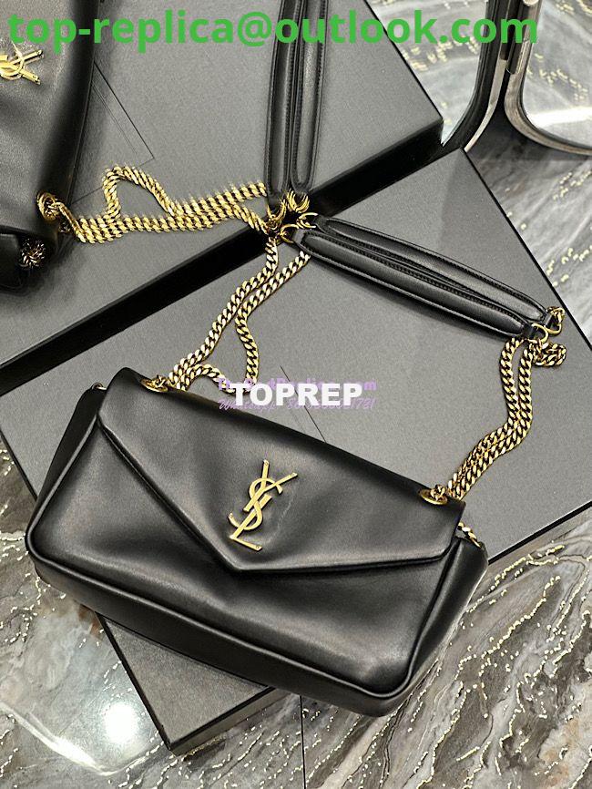 Replica Saint Laurent YSL Calypso In Lambskin 734153 Black 5 Replica Saint Laurent YSL Calypso In Lambskin 734153 Black 5