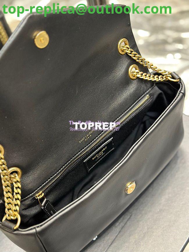 Replica Saint Laurent YSL Calypso In Lambskin 734153 Black 10 Replica Saint Laurent YSL Calypso In Lambskin 734153 Black 10