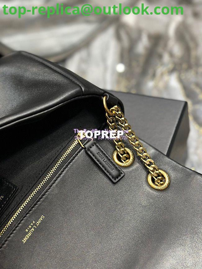 Replica Saint Laurent YSL Calypso In Lambskin 734153 Black 13 Replica Saint Laurent YSL Calypso In Lambskin 734153 Black 13