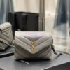 Replica Yves Saint Laurent YSL Loulou Small In Matelassé “Y” Leather Grey 494699 15 Replica Yves Saint Laurent YSL Loulou Small In Matelassé “Y” Leather Grey 494699 15