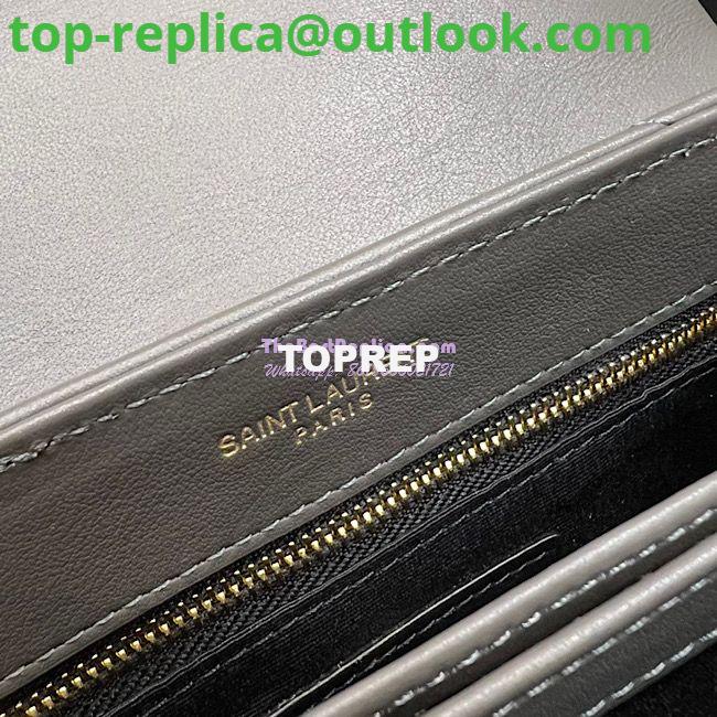 Replica Yves Saint Laurent YSL Loulou Toy Bag In Matelassé "Y" Leather Grey 467072 10 Replica Yves Saint Laurent YSL Loulou Toy Bag In Matelassé "Y" Leather Grey 467072 10