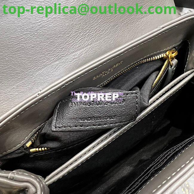 Replica Yves Saint Laurent YSL Loulou Toy Bag In Matelassé "Y" Leather Grey 467072 12 Replica Yves Saint Laurent YSL Loulou Toy Bag In Matelassé "Y" Leather Grey 467072 12