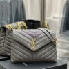 Replica YSL Saint Laurent Medium Loulou Bag In Green "Y" Matelassé Leather 459749 16