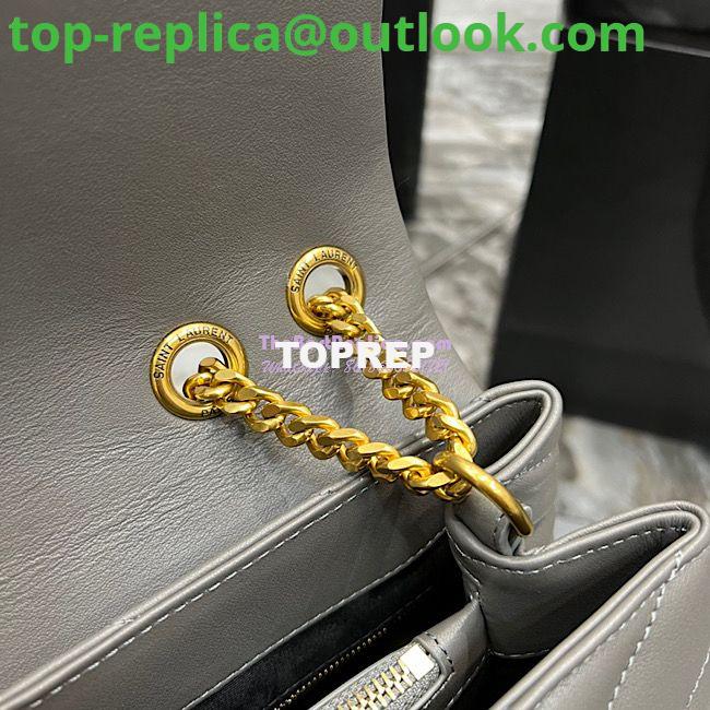 Replica YSL Saint Laurent Medium Loulou Bag In Grey "Y" Matelassé Leather 459749 12 Replica YSL Saint Laurent Medium Loulou Bag In Grey "Y" Matelassé Leather 459749 12