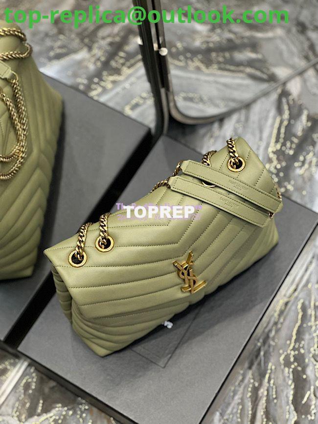 Replica YSL Saint Laurent Medium Loulou Bag In Green "Y" Matelassé Leather 459749 9 Replica YSL Saint Laurent Medium Loulou Bag In Green "Y" Matelassé Leather 459749 9