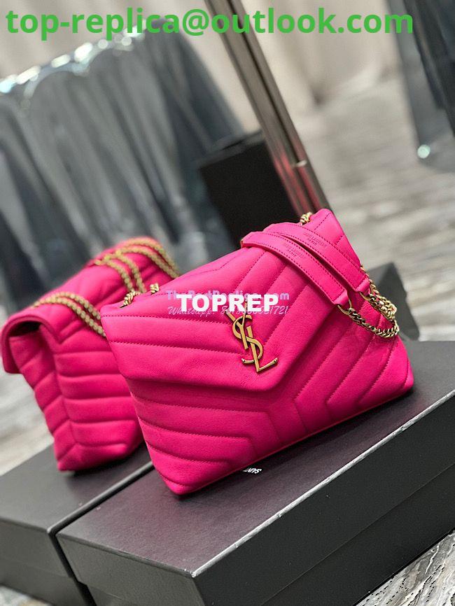 Replica Yves Saint Laurent YSL Loulou Small In Matelassé “Y” Leather Pink 494699 2 Replica Yves Saint Laurent YSL Loulou Small In Matelassé “Y” Leather Pink 494699 2