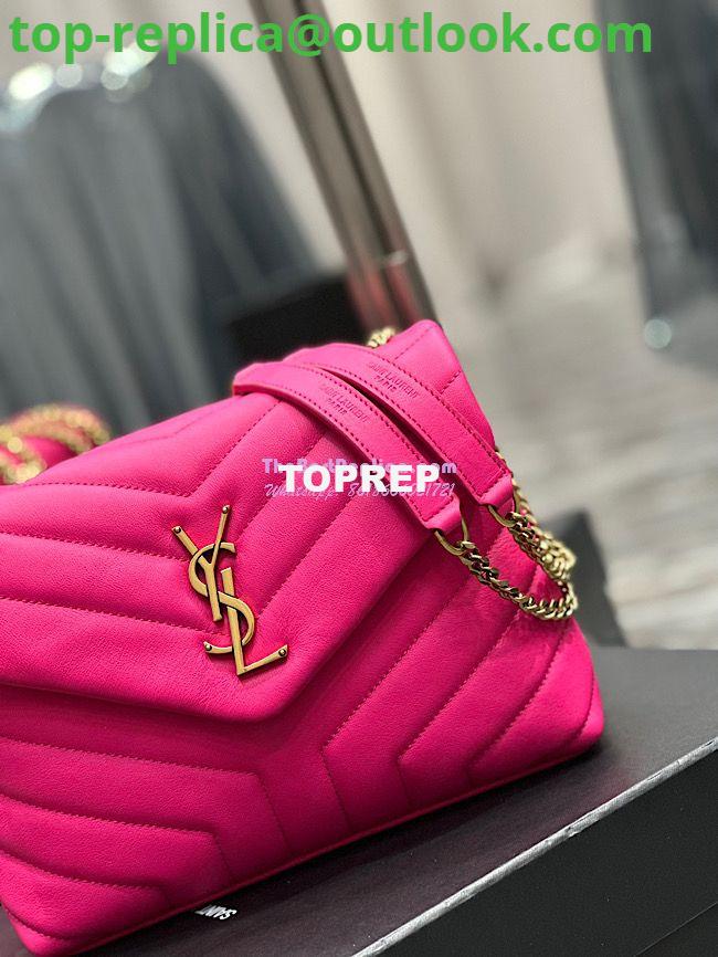 Replica Yves Saint Laurent YSL Loulou Small In Matelassé “Y” Leather Pink 494699 4 Replica Yves Saint Laurent YSL Loulou Small In Matelassé “Y” Leather Pink 494699 4