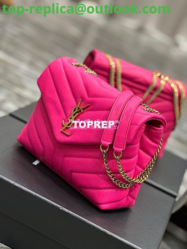 Replica Yves Saint Laurent YSL Loulou Small In Matelassé “Y” Leather Pink 494699 5 Replica Yves Saint Laurent YSL Loulou Small In Matelassé “Y” Leather Pink 494699 5