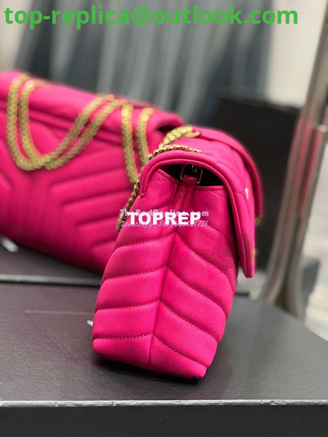 Replica Yves Saint Laurent YSL Loulou Small In Matelassé “Y” Leather Pink 494699 6 Replica Yves Saint Laurent YSL Loulou Small In Matelassé “Y” Leather Pink 494699 6