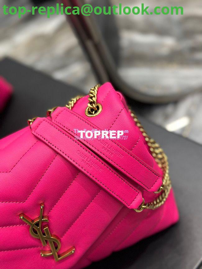 Replica Yves Saint Laurent YSL Loulou Small In Matelassé “Y” Leather Pink 494699 8 Replica Yves Saint Laurent YSL Loulou Small In Matelassé “Y” Leather Pink 494699 8