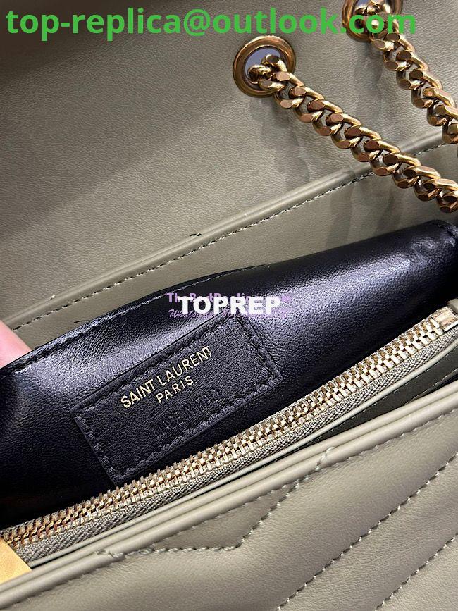 Replica Yves Saint Laurent YSL Loulou Small In Matelassé “Y” Leather Green 494699 13 Replica Yves Saint Laurent YSL Loulou Small In Matelassé “Y” Leather Green 494699 13