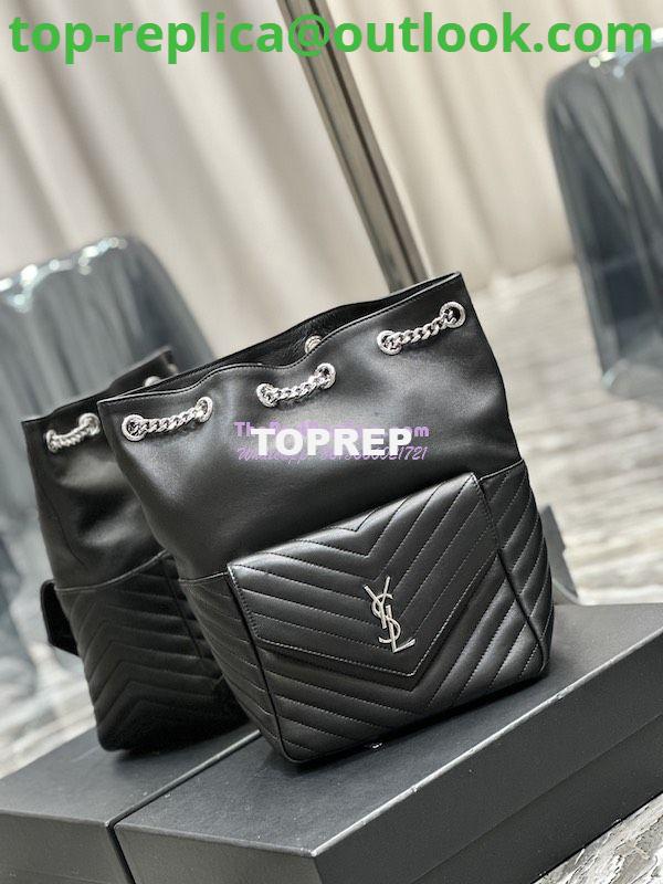 Replica YSL Saint Laurent Joe Backpack In Lambskin 672609 Black Silver Hardware 7 Replica YSL Saint Laurent Joe Backpack In Lambskin 672609 Black Silver Hardware 7