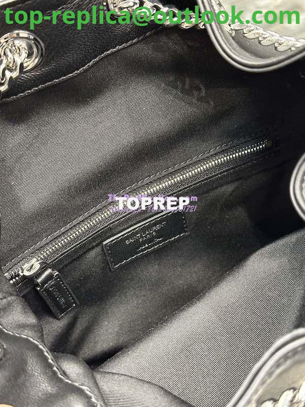 Replica YSL Saint Laurent Joe Backpack In Lambskin 672609 Black Silver Hardware 11 Replica YSL Saint Laurent Joe Backpack In Lambskin 672609 Black Silver Hardware 11