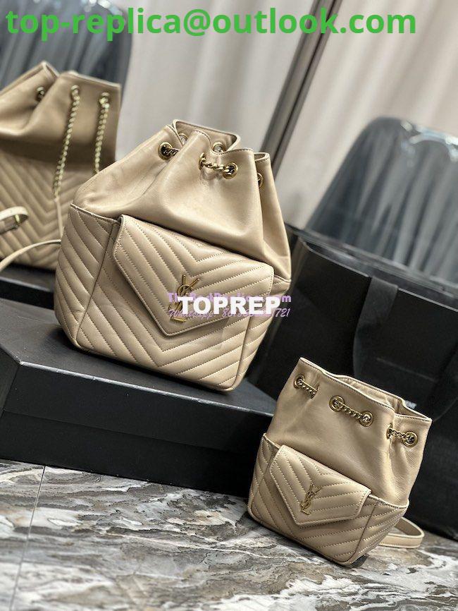 Replica YSL Saint Laurent Joe Mini Bucket Bag In Quilted Lambskin 7016311 Sea Salt Replica YSL Saint Laurent Joe Mini Bucket Bag In Quilted Lambskin 7016311 Sea Salt