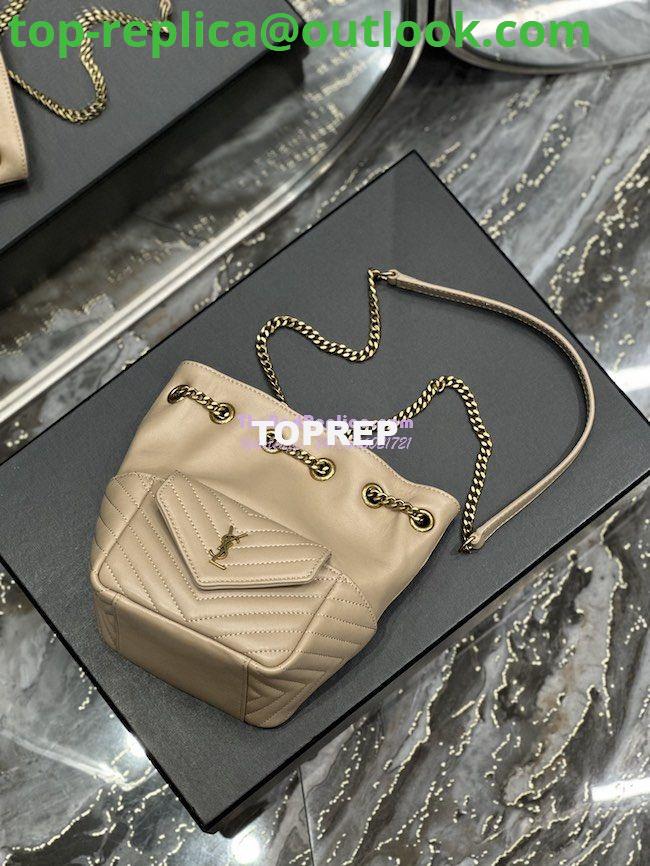 Replica YSL Saint Laurent Joe Mini Bucket Bag In Quilted Lambskin 7016311 Sea Salt 11 Replica YSL Saint Laurent Joe Mini Bucket Bag In Quilted Lambskin 7016311 Sea Salt 11