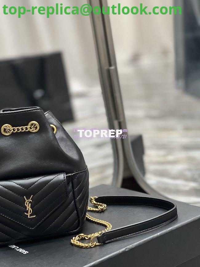 Replica YSL Saint Laurent Joe Mini Bucket Bag In Quilted Lambskin 7016311 Black 6 Replica YSL Saint Laurent Joe Mini Bucket Bag In Quilted Lambskin 7016311 Black 6