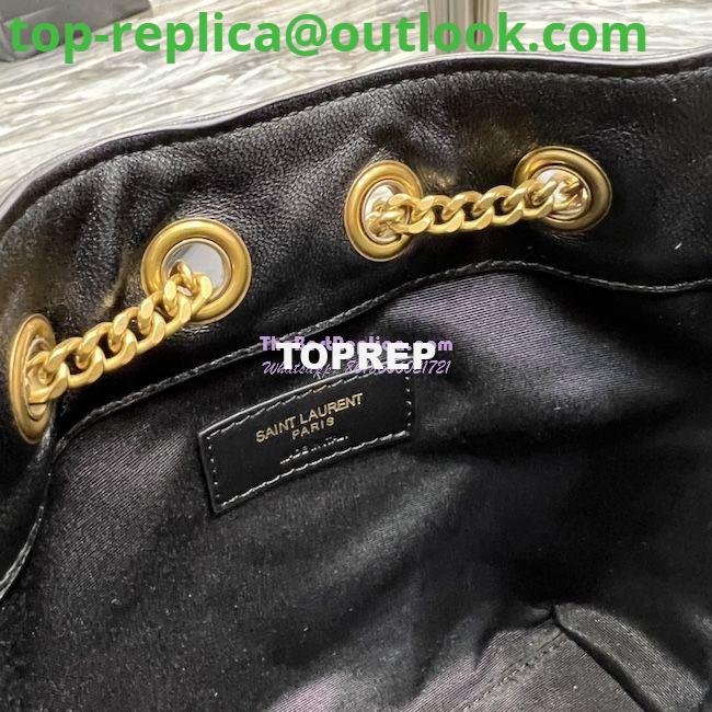 Replica YSL Saint Laurent Joe Mini Bucket Bag In Quilted Lambskin 7016311 Black 11 Replica YSL Saint Laurent Joe Mini Bucket Bag In Quilted Lambskin 7016311 Black 11