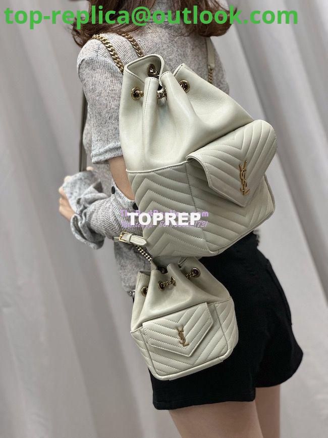 Replica YSL Saint Laurent Joe Mini Bucket Bag In Quilted Lambskin 7016311 Blanc 3 Replica YSL Saint Laurent Joe Mini Bucket Bag In Quilted Lambskin 7016311 Blanc 3