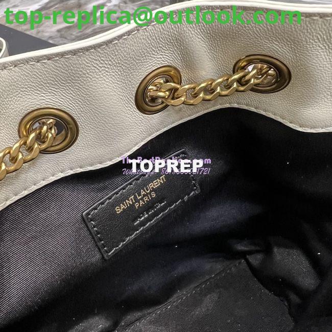 Replica YSL Saint Laurent Joe Mini Bucket Bag In Quilted Lambskin 7016311 Blanc 12 Replica YSL Saint Laurent Joe Mini Bucket Bag In Quilted Lambskin 7016311 Blanc 12