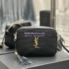 Replica YSL Saint Laurent Rive Gauche Supple Tote Bag In Raffia Crochet 688864 Black 11