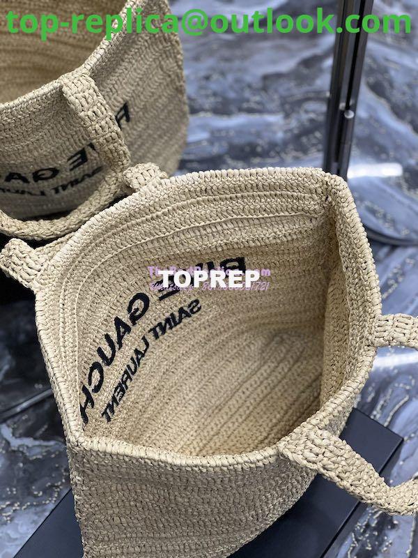 Replica YSL Saint Laurent Rive Gauche Supple Tote Bag In Raffia Crochet 688864 Naturel 7 Replica YSL Saint Laurent Rive Gauche Supple Tote Bag In Raffia Crochet 688864 Naturel 7