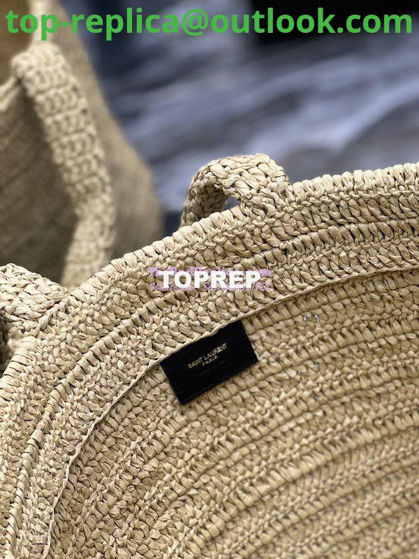 Replica YSL Saint Laurent Rive Gauche Supple Tote Bag In Raffia Crochet 688864 Naturel 8 Replica YSL Saint Laurent Rive Gauche Supple Tote Bag In Raffia Crochet 688864 Naturel 8