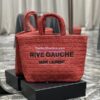 Replica YSL Saint Laurent Rive Gauche Supple Tote Bag In Raffia Crochet 688864 Naturel 10