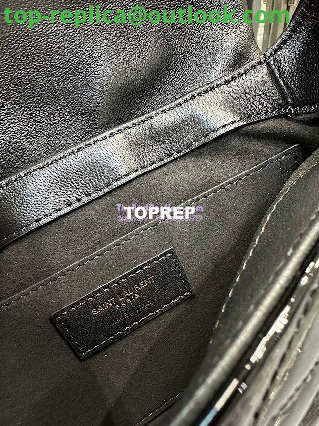 Replica YSL Saint Laurent Le 57 Hobo Bag In Quilted Patent 6985672 Black 12 Replica YSL Saint Laurent Le 57 Hobo Bag In Quilted Patent 6985672 Black 12