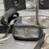 Replica YSL Saint Laurent Cassandre Classic Belt Bag In Grain De Poudre Embossed Leather 589959 All Black 13 Replica YSL Saint Laurent Cassandre Classic Belt Bag In Grain De Poudre Embossed Leather 589959 All Black 13