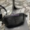 Replica YSL Saint Laurent Cassandre Classic Belt Bag In Smooth Calf Leather 589959 Black 10