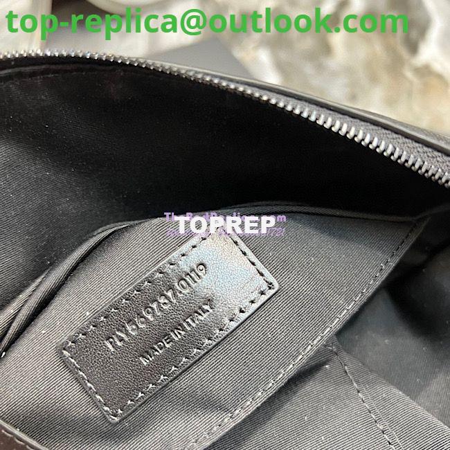 Replica YSL Saint Laurent Cassandre Classic Belt Bag In Grain De Poudre Embossed Leather 589959 All Black 11 Replica YSL Saint Laurent Cassandre Classic Belt Bag In Grain De Poudre Embossed Leather 589959 All Black 11