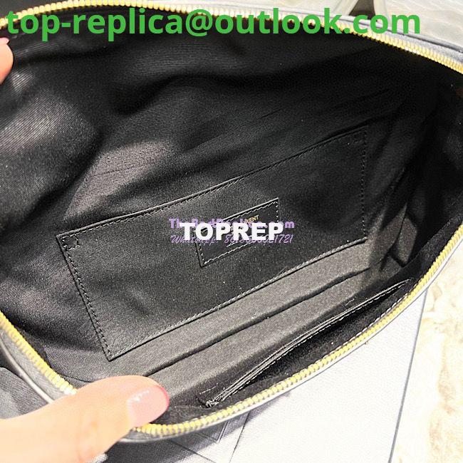 Replica YSL Saint Laurent Cassandre Classic Belt Bag In Grain De Poudre Embossed Leather 589959 Black 7 Replica YSL Saint Laurent Cassandre Classic Belt Bag In Grain De Poudre Embossed Leather 589959 Black 7