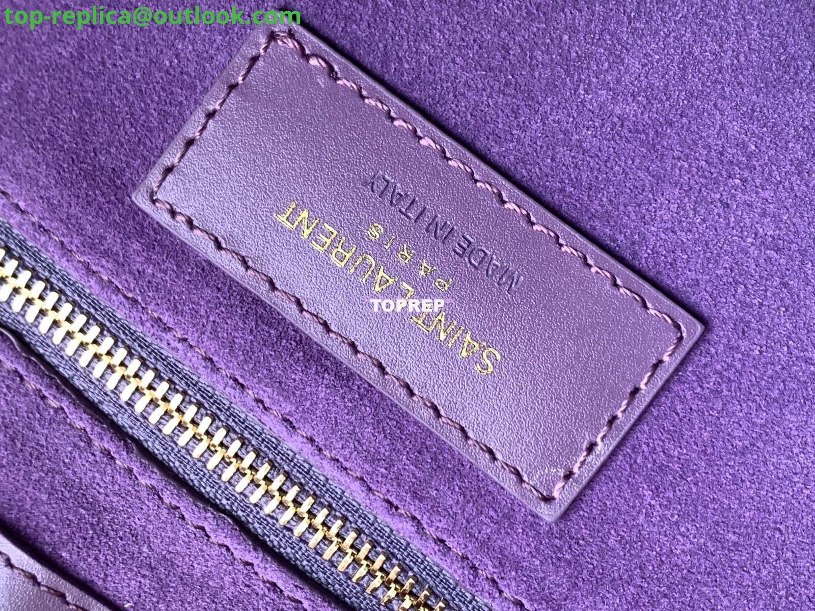 Replica YSL Saint Laurent Le 5 à 7 in purple python hobo bag 657228 9 Replica YSL Saint Laurent Le 5 à 7 in purple python hobo bag 657228 9