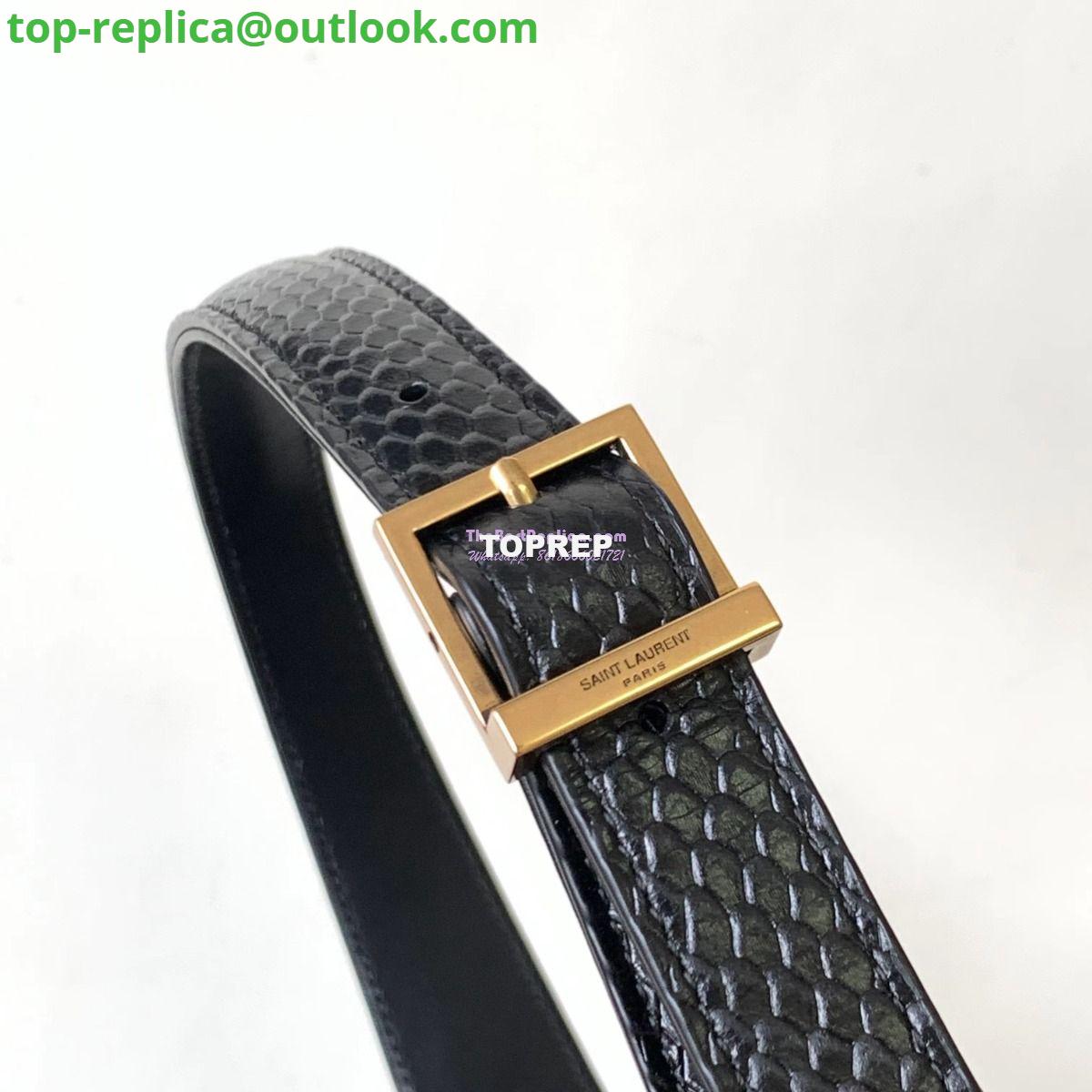 Replica YSL Saint Laurent Le 5 à 7 in black python hobo bag 657228 7 Replica YSL Saint Laurent Le 5 à 7 in black python hobo bag 657228 7