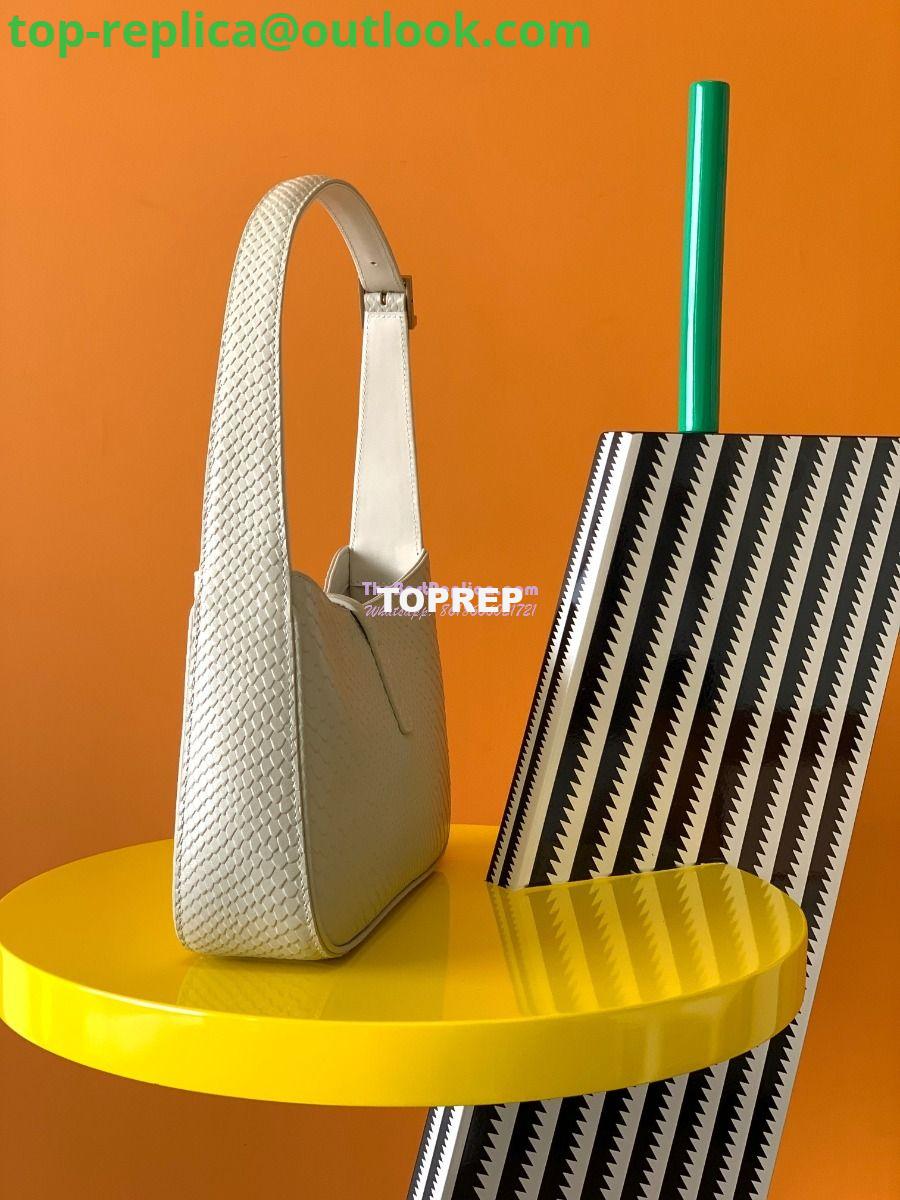 Replica YSL Saint Laurent Le 5 à 7 in ivory python hobo bag 657228 3 Replica YSL Saint Laurent Le 5 à 7 in ivory python hobo bag 657228 3