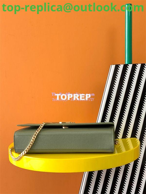 Replica YSL Saint Laurent Classic Medium Kate In Grained De Poudre Textured Leather Avocado Green 4 Replica YSL Saint Laurent Classic Medium Kate In Grained De Poudre Textured Leather Avocado Green 4