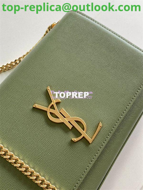 Replica YSL Saint Laurent Classic Medium Kate In Grained De Poudre Textured Leather Avocado Green 6 Replica YSL Saint Laurent Classic Medium Kate In Grained De Poudre Textured Leather Avocado Green 6