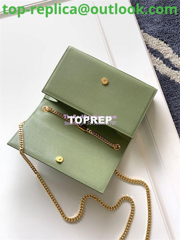 Replica YSL Saint Laurent Classic Medium Kate In Grained De Poudre Textured Leather Avocado Green 7 Replica YSL Saint Laurent Classic Medium Kate In Grained De Poudre Textured Leather Avocado Green 7