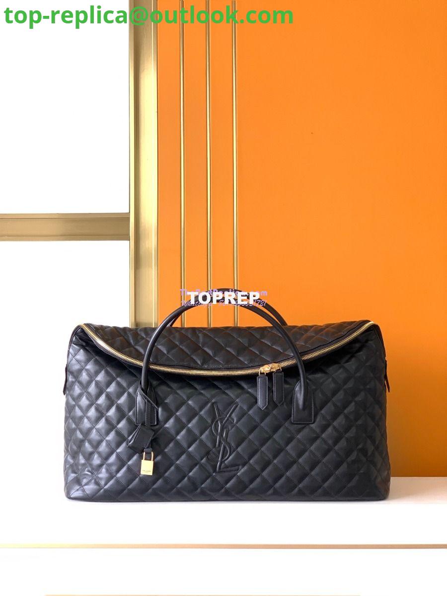 Replica YSL Saint Laurent ES Giant travel bag in quilted leather 736009 Replica YSL Saint Laurent ES Giant travel bag in quilted leather 736009