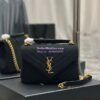 Replica YSL Saint Laurent College Medium In Matelassé Leather 600279 Caramel 10