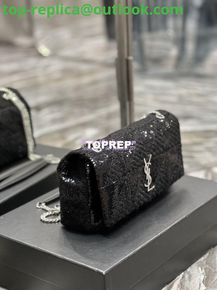 Replica YSL Saint Laurent Jamie Medium Chain Bag "Carré Rive Gauche" In Sequins And Sequined Tweed 515821 3 Replica YSL Saint Laurent Jamie Medium Chain Bag "Carré Rive Gauche" In Sequins And Sequined Tweed 515821 3