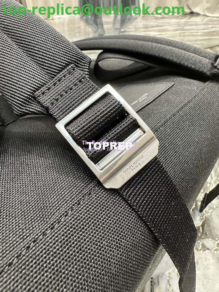 Replica YSL Saint Laurent Embroidered City Backpack In Canvas 534968 11 Replica YSL Saint Laurent Embroidered City Backpack In Canvas 534968 11