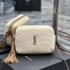 Replica YSL Saint Laurent Le 5 À 7 Hobo Bag In Suede And Shearling Dark Cigar And Natural Beige 657228 14 Replica YSL Saint Laurent Le 5 À 7 Hobo Bag In Suede And Shearling Dark Cigar And Natural Beige 657228 14