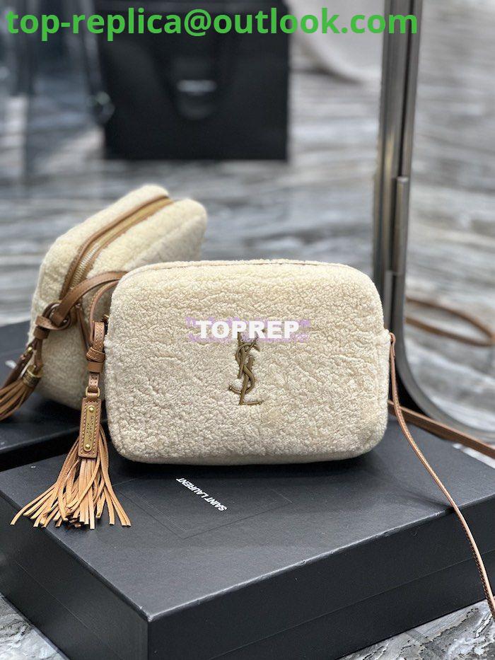 Replica YSL Saint Laurent Lou Camera Bag In Merino Shearling 612544 Natural Replica YSL Saint Laurent Lou Camera Bag In Merino Shearling 612544 Natural