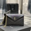 Replica YSL Saint Laurent Lou Camera Bag In Merino Shearling 612544 Natural 13