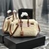 Replica YSL Saint Laurent Becky Mini Chain Bag In Carré-Quilted Suede 6292461 Caramel 14 Replica YSL Saint Laurent Becky Mini Chain Bag In Carré-Quilted Suede 6292461 Caramel 14