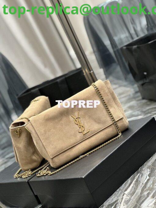 Replica YSL Saint Laurent Kate Medium Reversible In Suede And Smooth Leather 553804 Rosy Sand 17