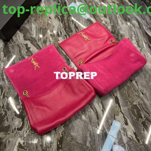 Replica YSL Saint Laurent Kate Medium Reversible In Suede And Smooth Leather 553804 Rosy Pink 3